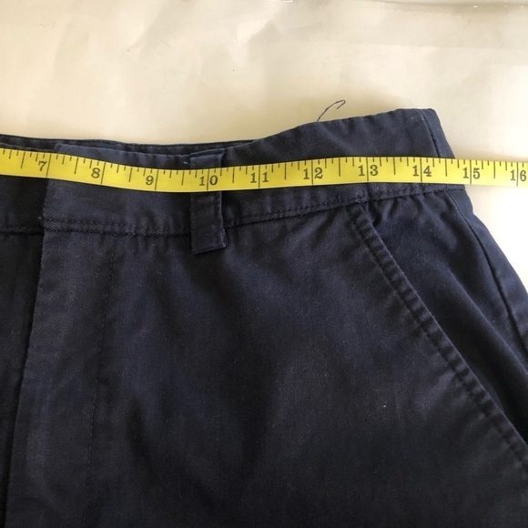 1901 Navy High Waist Cropped Wide Leg Pants Size 10 - Picture 11 of 14